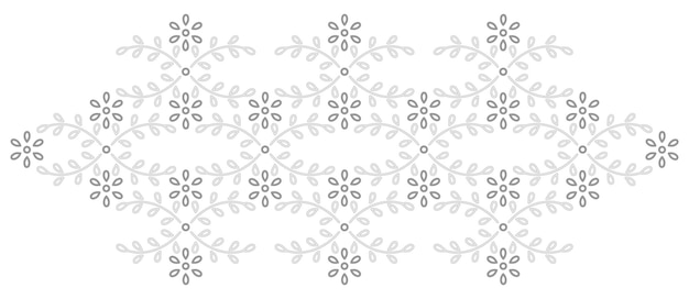 Haftowany motyw kwiatowy